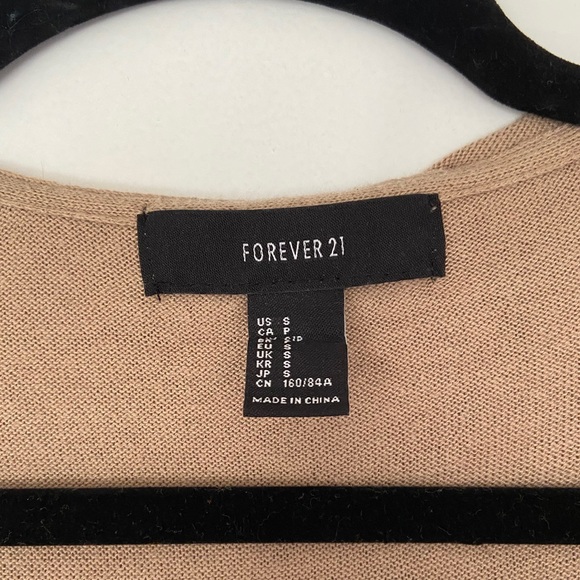 Forever21 long cardigan with hood - Picture 3 of 5